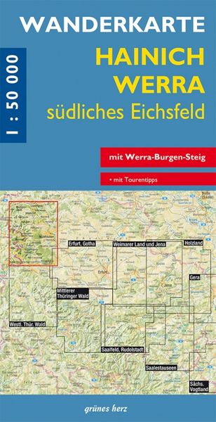 Produktbild: Wanderkarte Hainich, Werra s&uuml;dliches Eichsfeld
