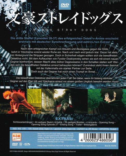 Produktbild: Bungo Stray Dogs - Staffel 3 [2 DVDs]