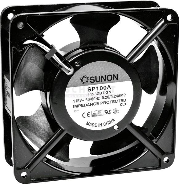 Produktbild: Sunon DP201A2123HBT Axiall&uuml;fter 230 V/AC 147.78 m&sup3;/h (L x B x H) 120 x 120 x 38mm