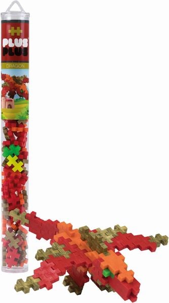 Produktbild: Plus-Plus 100 Tube Kreativ Bausteine Drache