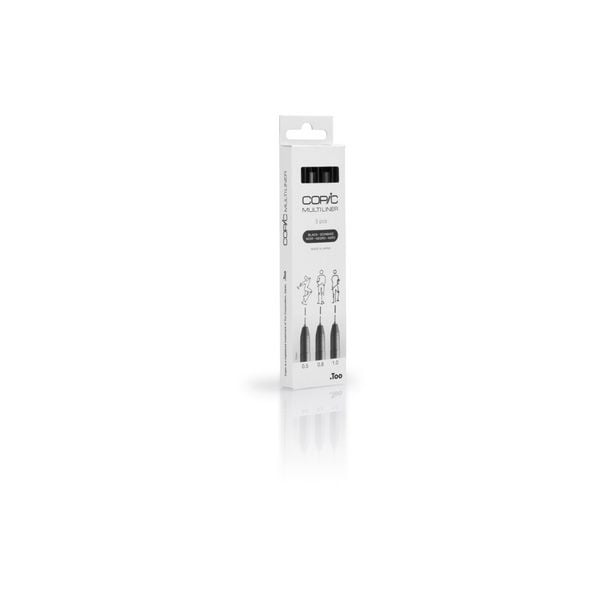 Produktbild: Copic Multiliner-Set schwarz 0.5mm/0.8mm/1.0mm 3 St&uuml;ck