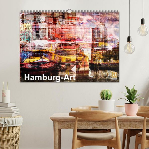 Produktbild: Hamburg-Art (Wandkalender 2026 DIN A2 quer), CALVENDO Monatskalender