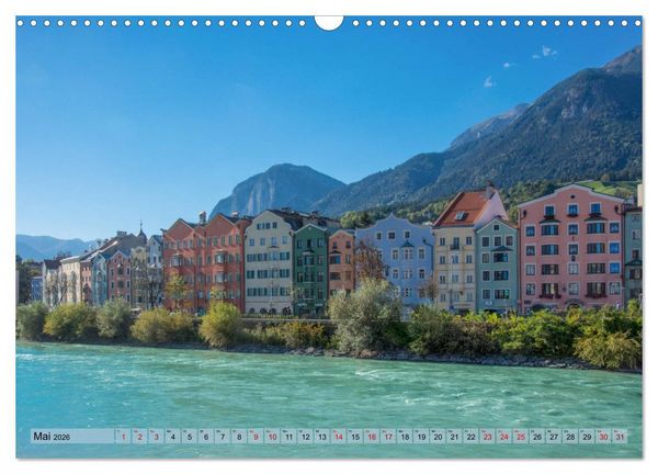 Produktbild: Innsbruck - Die Stadt im Herzen der Alpen (Wandkalender 2026 DIN A3 quer), CALVENDO Monatskalender