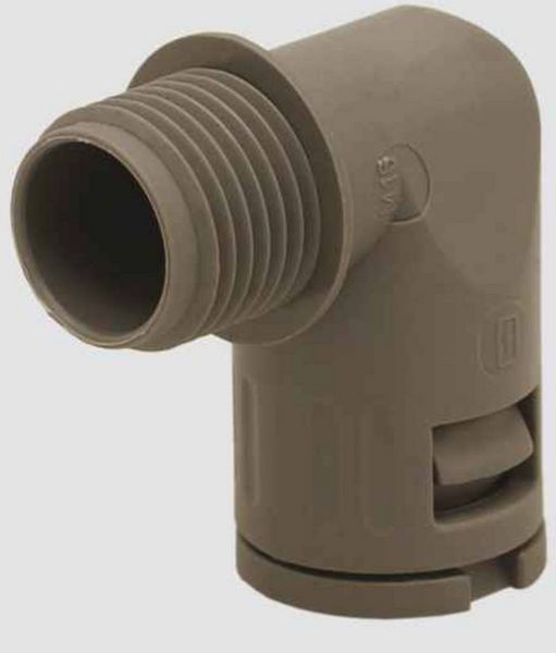 Produktbild: HELU 904843 HELUquick 90&deg; M Schlauchverschraubung Schwarz M32 90&deg; 1St.
