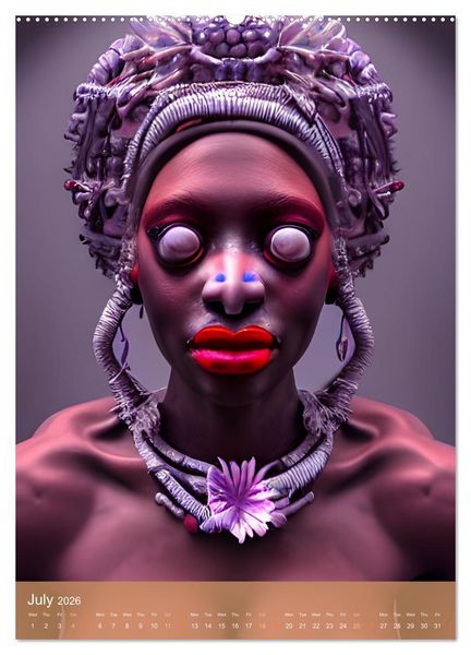 Produktbild: Voodoo Queens (Wall Calendar 2026 DIN A2 portrait), CALVENDO 12 Month Wall Calendar