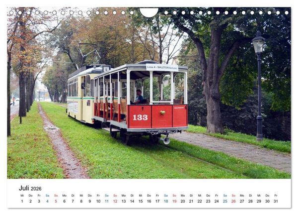 Produktbild: Naumburgs historische Stra&szlig;enbahn (Wandkalender 2026 DIN A4 quer), CALVENDO Monatskalender