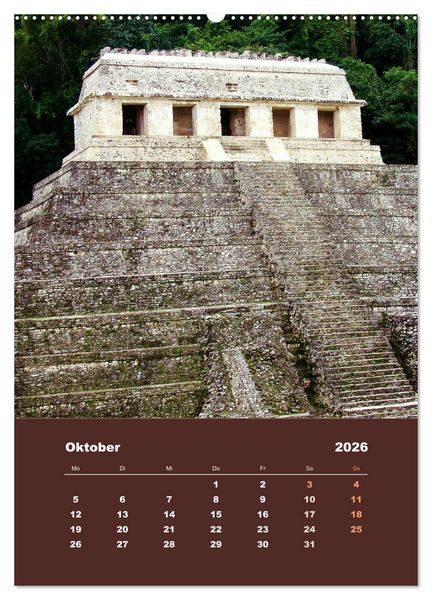 Produktbild: Klassisches Mexiko (Wandkalender 2026 DIN A2 hoch), CALVENDO Monatskalender