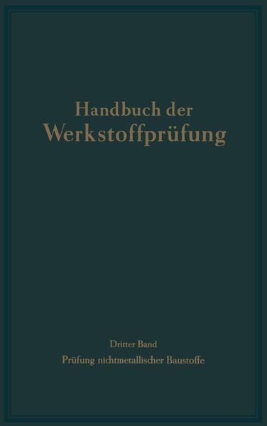 Produktbild: Die Pr&uuml;fung nichtmetallischer Baustoffe