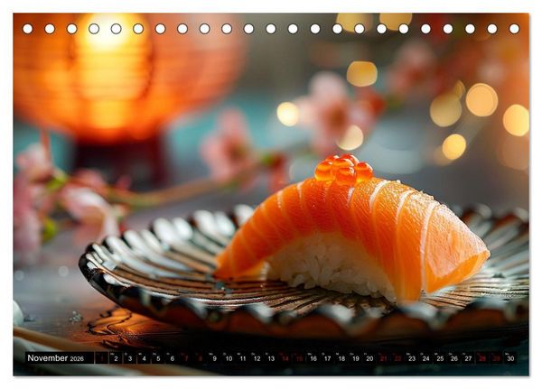 Produktbild: Sushi Zauber (Tischkalender 2026 DIN A5 quer), CALVENDO Monatskalender