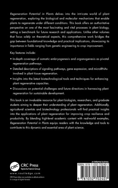 Produktbild: Regeneration Potential in Plants