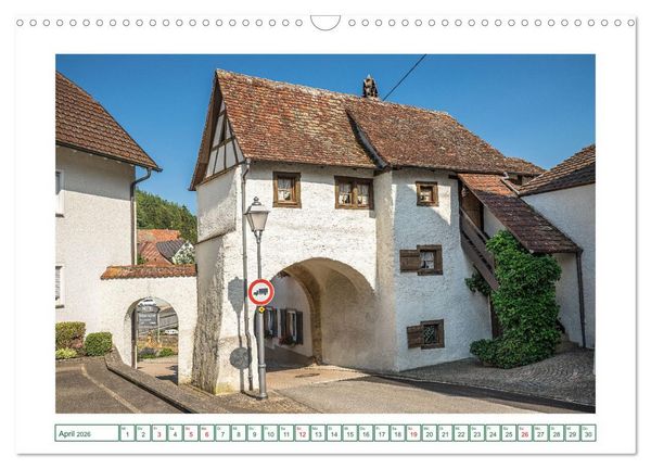 Produktbild: Tengen und Blumenfeld - Kleinstadtperlen des Hegaus (Wandkalender 2026 DIN A3 quer), CALVENDO Monatskalender
