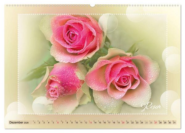 Produktbild: Bl&uuml;tenbouquet (Wandkalender 2026 DIN A2 quer), CALVENDO Monatskalender
