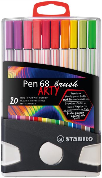 STABILO Filzstifte Pen 68 brush Arty 20er Set