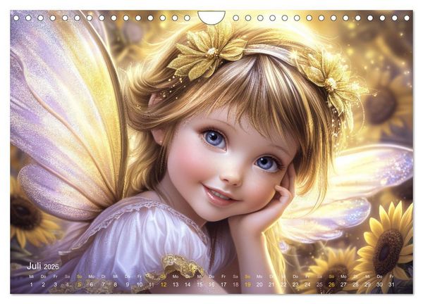 Produktbild: Feenstaub und Kinderlachen (Wandkalender 2026 DIN A4 quer), CALVENDO Monatskalender