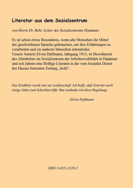 Produktbild: Halfmanns Erz&auml;hlungen