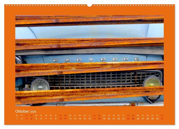 Produktbild: Vergessene Sch&auml;tze - Oldtimer auf Schrottpl&auml;tzen (Wandkalender 2026 DIN A2 quer), CALVENDO Monatskalender