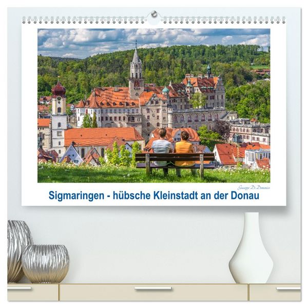 Produktbild: Sigmaringen - h&uuml;bsche Kleinstadt an der Donau (hochwertiger Premium Wandkalender 2026 DIN A2 quer), Kunstdruck in Hochglanz