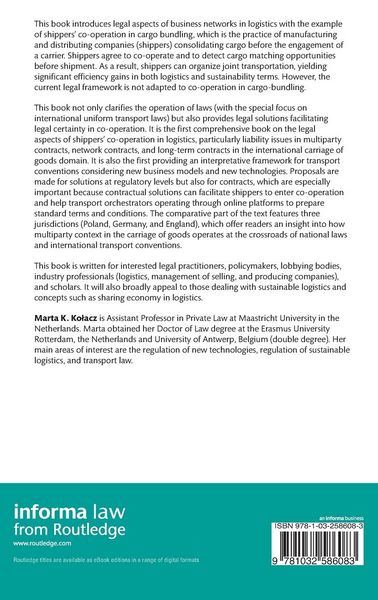 Produktbild: Multiparty and Linked Contracts, Transport Logistics and the Uniform Transport Law