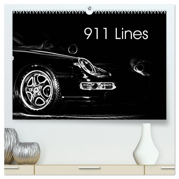 Produktbild: 911 Lines (High Quality Premium Wall Calendar 2026 DIN A2 landscape),CALVENDO 12 Month Wall Calendar