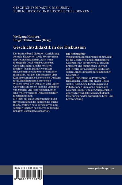 Produktbild: Geschichtsdidaktik in der Diskussion