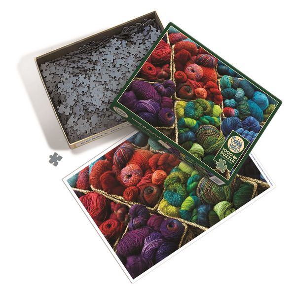 Produktbild: COBBLE HILL PUZZLES - Viel Garn 1000 Teile