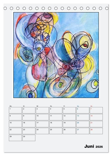 Produktbild: New Art Deco (Tischkalender 2026 DIN A5 hoch), CALVENDO Monatskalender
