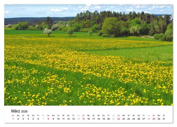 Produktbild: Wundersch&ouml;nes Villingen (Wandkalender 2026 DIN A2 quer), CALVENDO Monatskalender