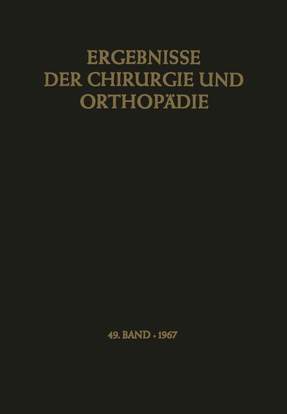 Produktbild: Ergebnisse der Chirurgie und Orthop&auml;die