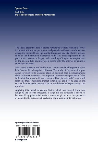 Produktbild: Hyper-Velocity Impacts on Rubble Pile Asteroids