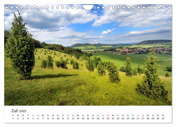 Dörfer in schöner Landschaft (Wandkalender 2025 DIN A4 quer), CALVENDO Monatskalender