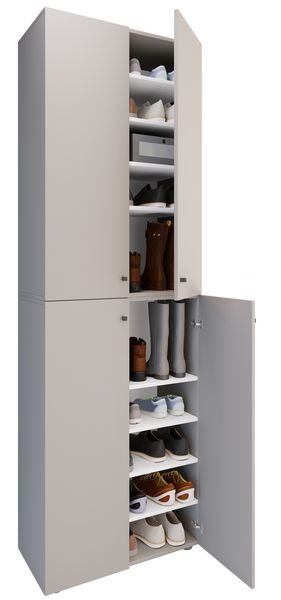 Produktbild: XL Holz Gro&szlig;er Schuhschrank Schuhkommode Lona 10