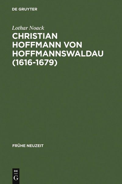 Produktbild: Christian Hoffmann von Hoffmannswaldau (1616-1679)