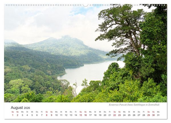 Produktbild: Impressionen einer Reise durch Bali (Wandkalender 2026 DIN A2 quer), CALVENDO Monatskalender