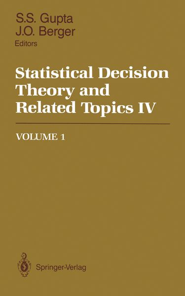 Produktbild: Statistical Decision Theory and Related Topics IV