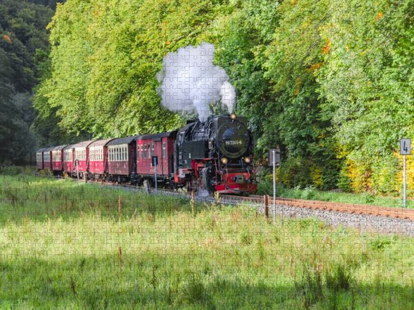 Produktbild: CALVENDO Puzzle Eichsfelder Talm&uuml;hle | 1000 Teile Lege-Gr&ouml;&szlig;e 64x48cm Foto-Puzzle f&uuml;r gl&uuml;ckliche Stunden
