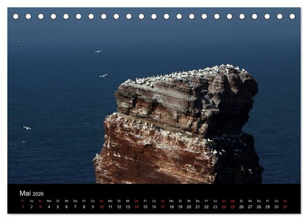 Produktbild: Helgoland (Tischkalender 2026 DIN A5 quer), CALVENDO Monatskalender