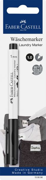 Produktbild: Faber-Castell W&auml;schemarker schwarz
