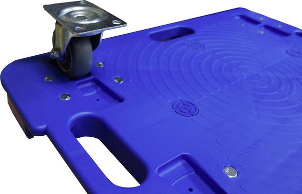 Produktbild: VISO RP 601 Transportroller Kunststoff Traglast (max.): 150 kg 600 mm x 400 mm x 125 mm Anzahl Lenkrollen 2