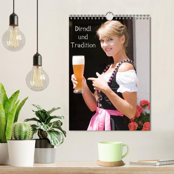 Produktbild: Dirndl und Tradition (Wandkalender 2026 DIN A4 hoch), CALVENDO Monatskalender