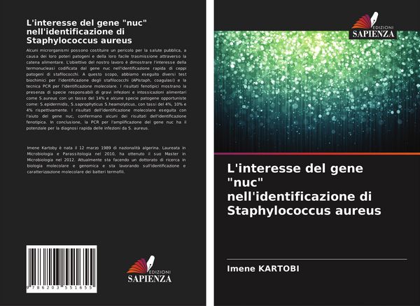 Produktbild: L'interesse del gene "nuc" nell'identificazione di Staphylococcus aureus