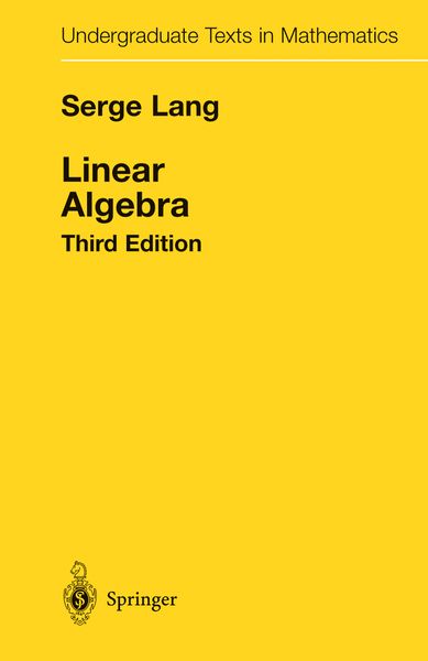 Produktbild: Linear Algebra