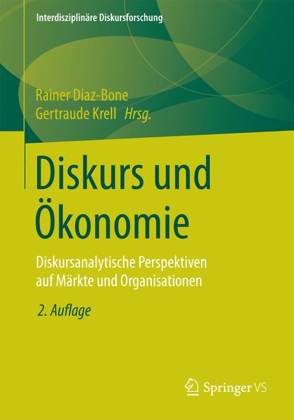 Produktbild: Diskurs und &Ouml;konomie