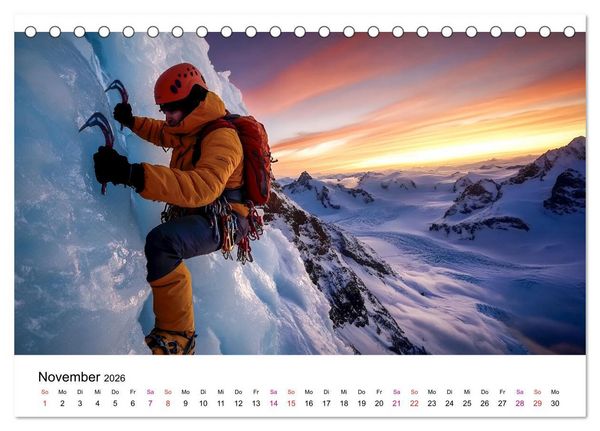 Produktbild: Abenteuer Outdoor (Tischkalender 2026 DIN A5 quer), CALVENDO Monatskalender