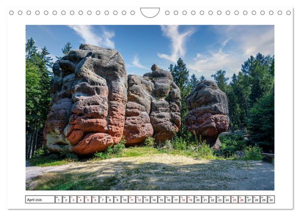 Produktbild: Von Bad Muskau zur Rakotzbr&uuml;cke ins Zittauer Gebirge (Wandkalender 2026 DIN A4 quer), CALVENDO Monatskalender