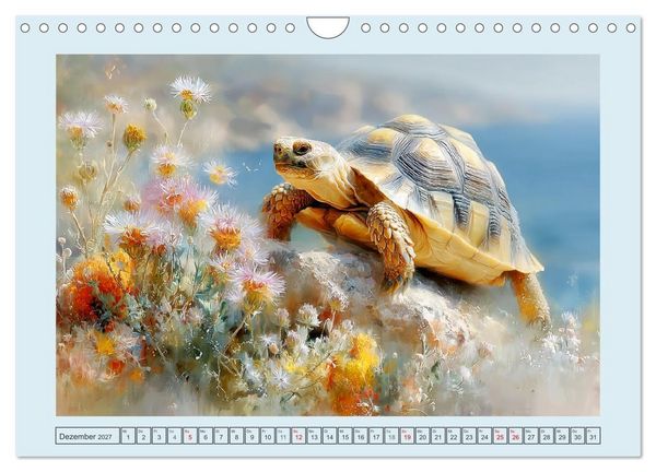 Produktbild: Schildkr&ouml;ten. Gut gepanzert und niemals in Eile (Wandkalender 2027 DIN A4 quer), CALVENDO Monatskalender