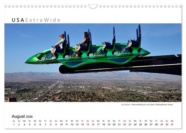 Produktbild: Impressionen aus LAS VEGAS (Wandkalender 2026 DIN A3 quer), CALVENDO Monatskalender