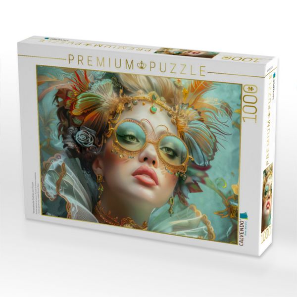 Produktbild: CALVENDO Puzzle Venezianische Portr&auml;ts von Frauen | 1000 Teile Lege-Gr&ouml;&szlig;e 64x48cm Foto-Puzzle f&uuml;r gl&uuml;ckliche Stunden
