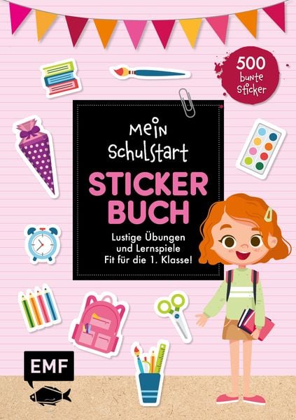 Produktbild: Mein Schulstart Stickerbuch (rosa)