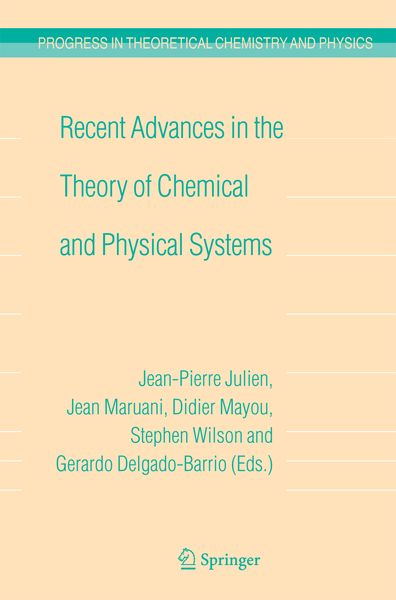 Produktbild: Recent Advances in the Theory of Chemical and Physical Systems