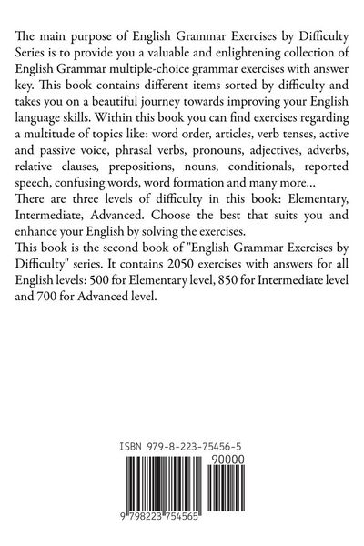 Produktbild: English Grammar Exercises by Difficulty